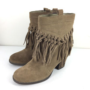 Sbicca Vintage Coll 6.5 Ankle Boots booties Fringe